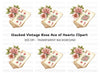 Vintage Floral Playing Cards Clipart Bundle