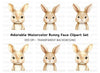 Cute Bunny Clipart Bundle
