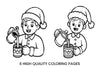 Christmas Hot Chocolate Coloring Books