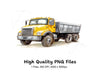 Yellow Dump Truck Clipart Bundle