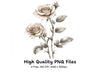 Rose Clipart Bundle