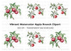 Apple Branch Clipart Bundle
