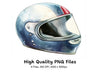 Motorcycle Helmets Clipart Bundle