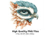 Feathered Bird Heads Clipart Bundle
