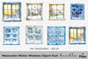 Winter Window Clipart Bundle