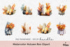 Autumn Boo Clipart Bundle