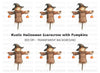 Happy Scarecrow and Pumpkins Clipart Bundle