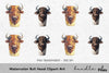 Bull Head Clipart Bundle