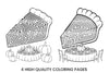 Thanksgiving Pie Maze Fun Coloring Books
