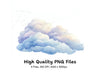 Pastel Clouds Clipart Bundle