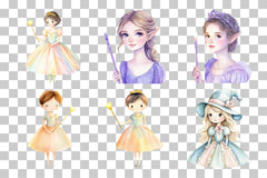 Magic Wand Princess Clipart Bundle - CraftNest - Digital Crafting and Art