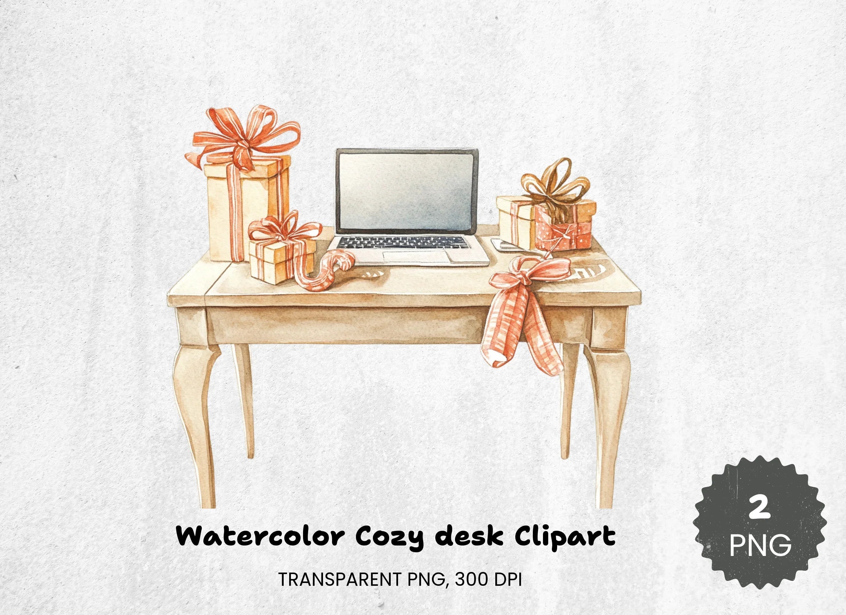 Cozy Desk Clipart Bundle - CraftNest - Digital Crafting and Art