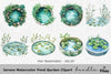Serene Pond Garden Clipart Bundle