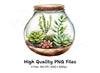 Terrarium Clipart Bundle