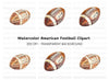 Vintage Football Clipart Bundle