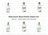 Ocean Bottle Clipart Bundle