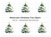 Christmas Tree Clipart Bundle