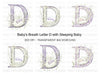 Baby Breath Letter Clipart Bundle