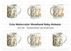 Cute Forest Animals Clipart Bundle