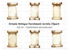 Vintage Scroll Clipart Bundle