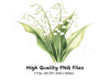 Elegant Lily of the Valley Clipart Bundle