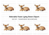 Adorable Fawn Clipart Bundle