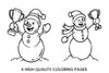 Snowman with TrophyFun Coloring Books