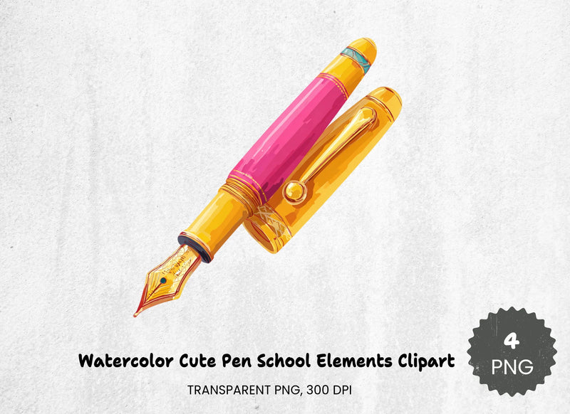 Cute School Elements Clipart Bundle - CraftNest - Digital Crafting and Art