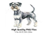 Miniature Schnauzer Clipart Bundle