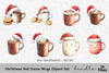 Festive Laptop with Christmas Lights Clipart Bundle