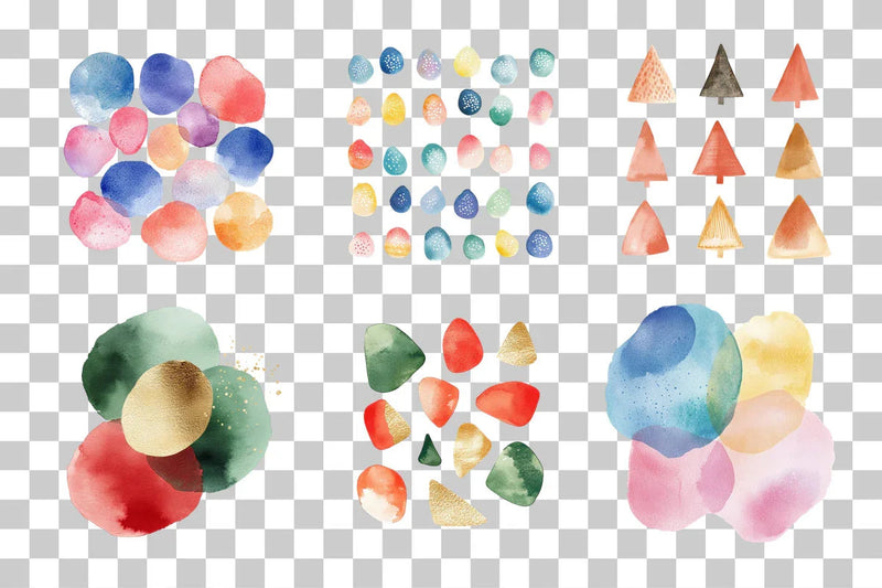 Abstract Shape Clipart Bundle - CraftNest - Digital Crafting and Art