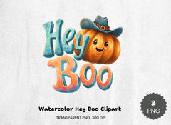Hey Boo Clipart Bundle - CraftNest - Digital Crafting and Art