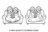 Cozy Christmas Movie Night Coloring Books