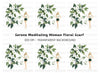 Jasmine Flowers Woman Clipart Bundle
