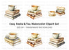 Books and Tea Clipart Bundle