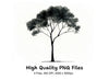 Monochromatic Tree Illustrations Clipart Bundle