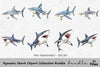 Dynamic Shark Clipart Bundle