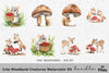 Cute Woodland Creatures Clipart Bundle