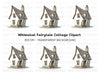 Whimsical Cottage House Clipart Bundle