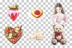 Valentine's Day Love & Sweet Treats Clipart Bundle - CraftNest - Digital Crafting and Art