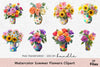 Summer Flowers Clipart Bundle