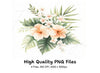 Tropical Hibiscus Clipart Bundle