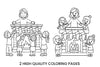 Decorating Fireplace Coloring Books