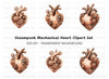 Steampunk Heart Clipart Bundle