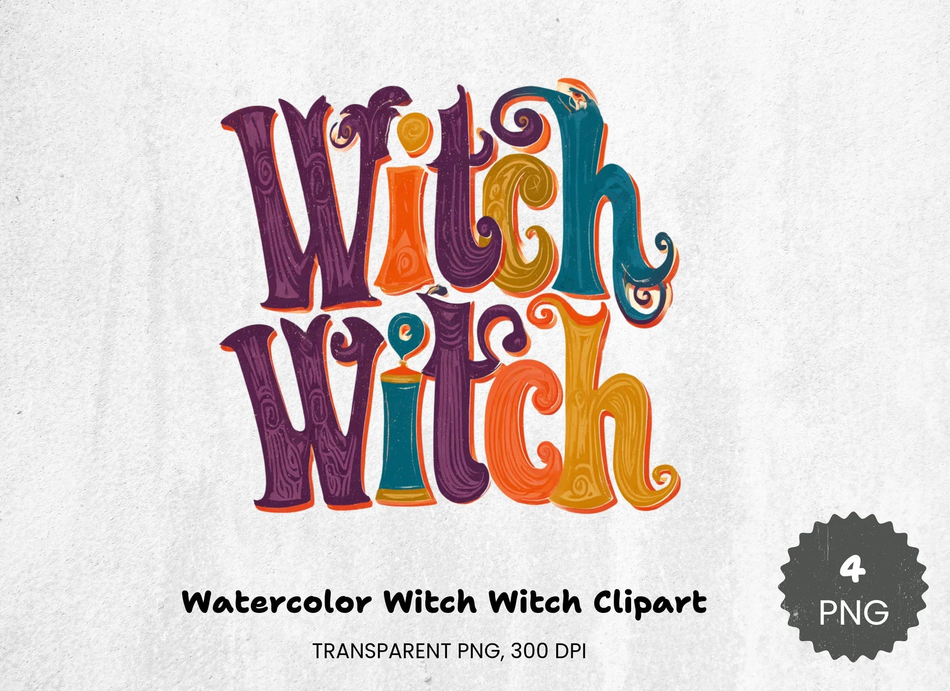 Witch Clipart Bundle for Halloween Designs - CraftNest - Digital Crafting and Art