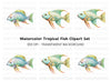 Vibrant Fish Clipart Bundle