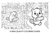 Cute Beaver Forest Adventure Coloring Books