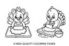 Cute Turkey Baking Coloring Books