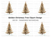 Festive Christmas Tree Clipart Bundle