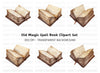 Magical Spell Books Clipart Bundle